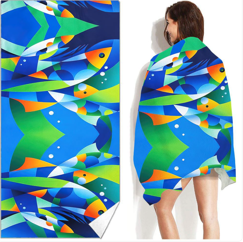 Bohemian Printed Beach & Swim Towel