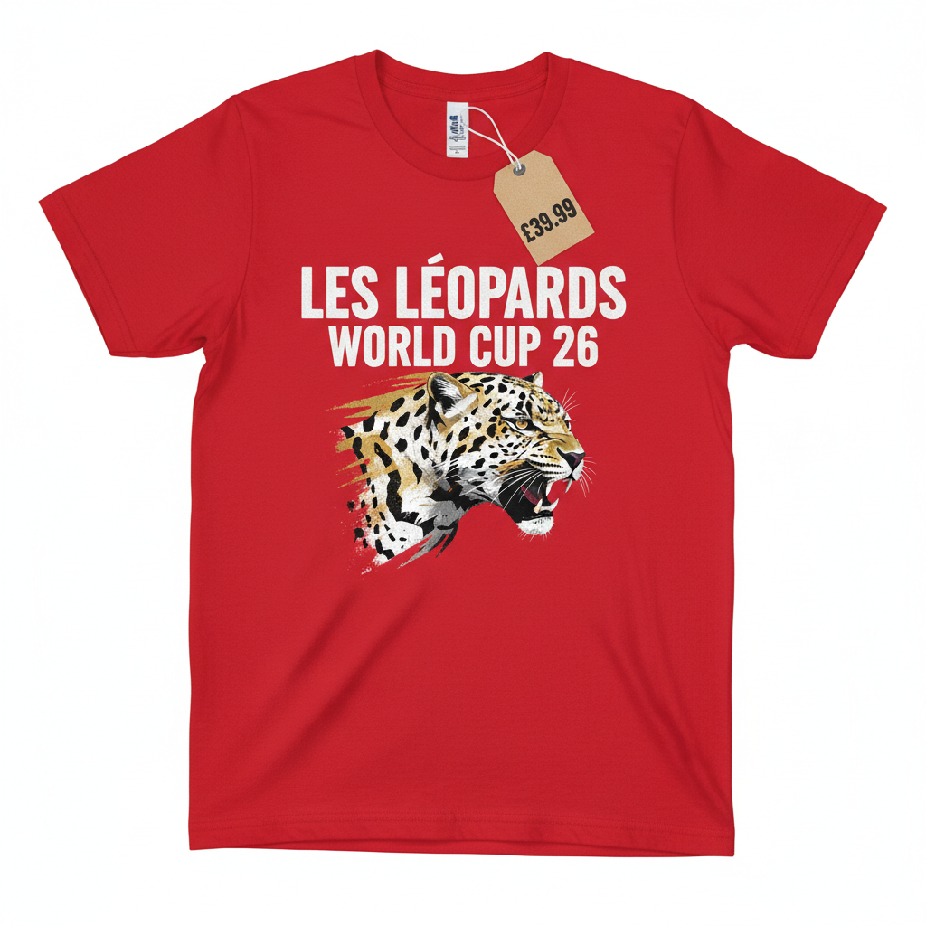 T-Shirt 👕 Les Léopards World Cup 26