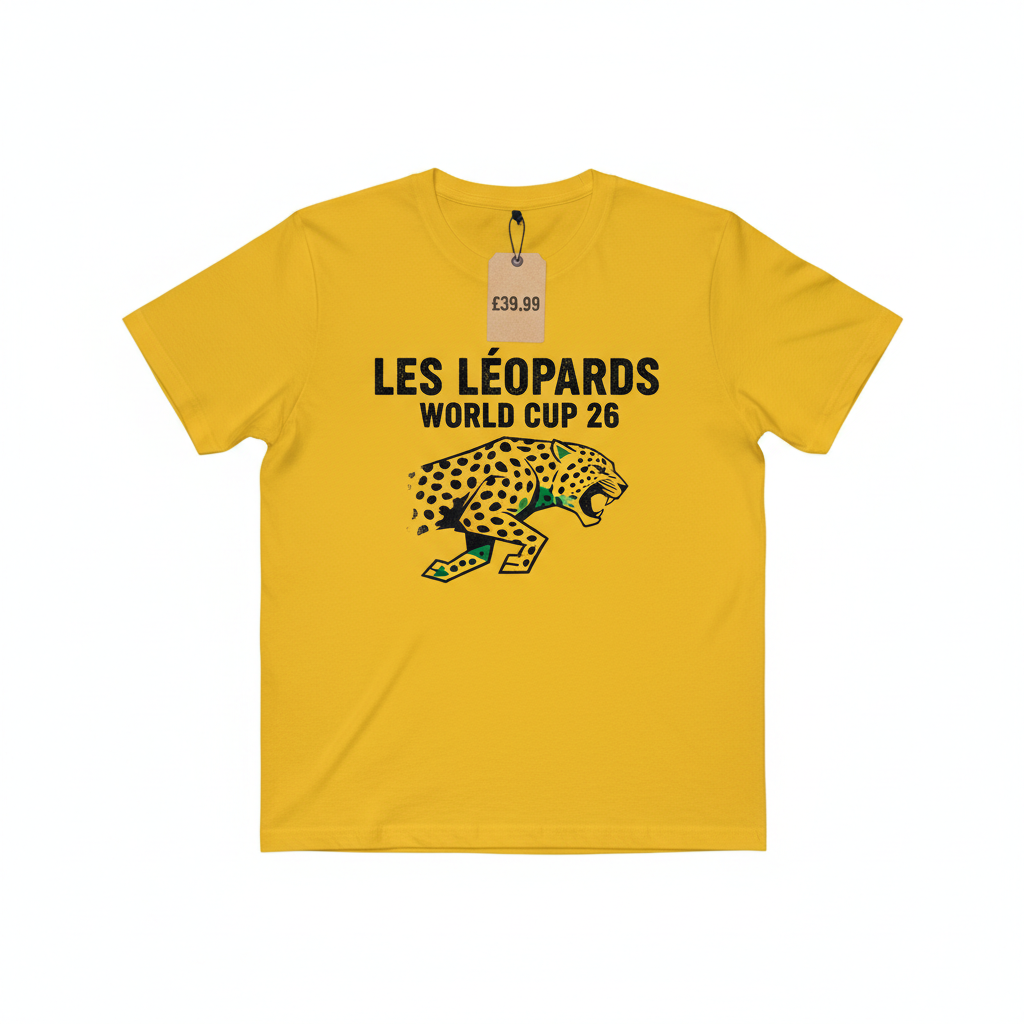 T-Shirt 👕 Les Léopards World Cup 26