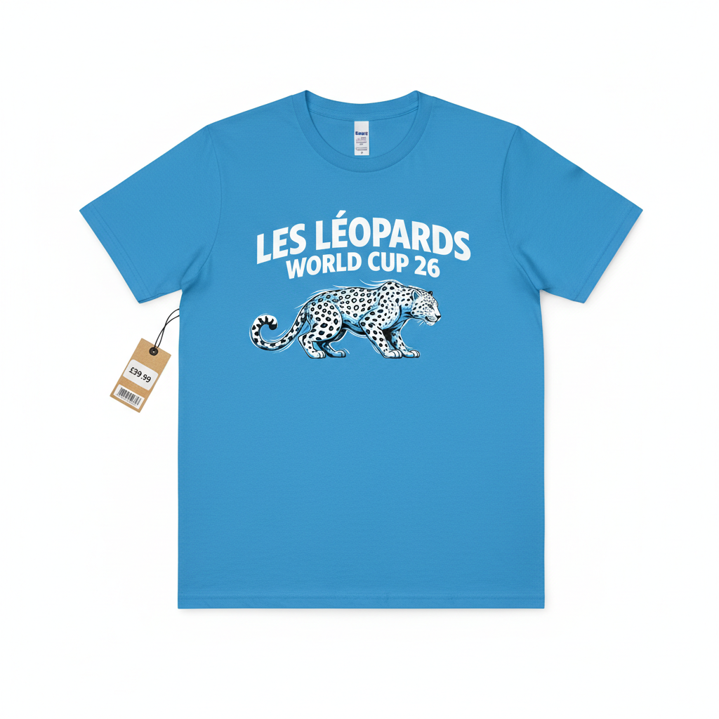 T-Shirt 👕 Les Léopards World Cup 26